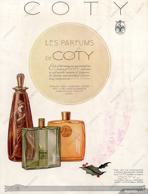 Coty (Perfumes) 1924 Emeraude, Origan