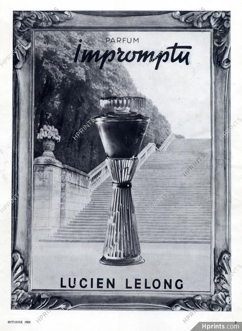 Lucien Lelong (Perfumes) 1938 Impromptu