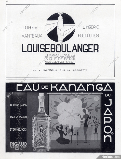 Rigaud (Perfumes) 1931 Eau de Kananga du Japon