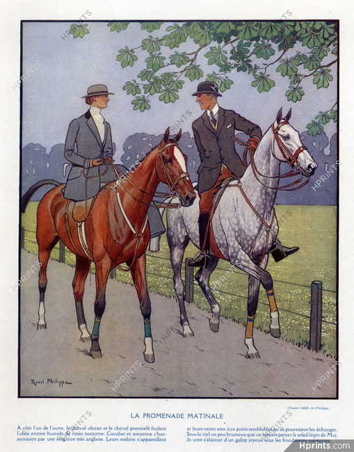 Raoul Philippe 1913 Horse, Amazone
