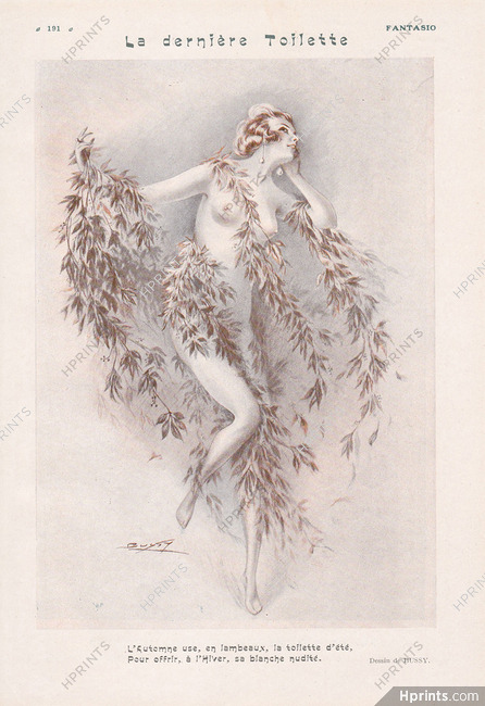La Dernière Toilette, 1924 - Bussy Autumn, Nude