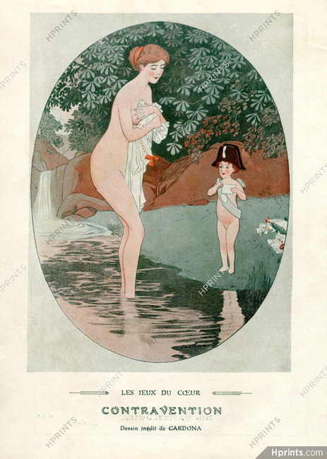 Cardona 1910 Minor Offence, Nude
