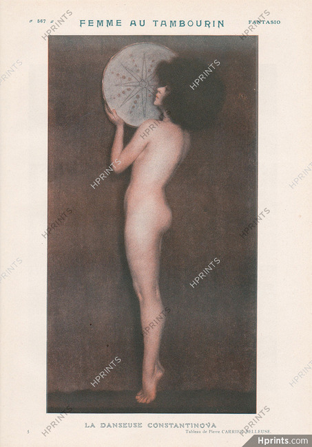 Pierre Carrier-Belleuse 1925 Nude, Constantinova Dancer
