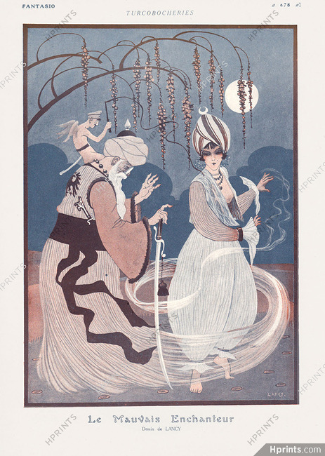 Lancy 1916 The Bad Enchanter, Oriental Turkish Girl