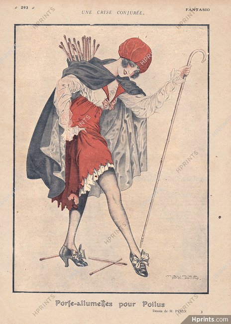Maurice Pépin 1919 Matchbox Woman
