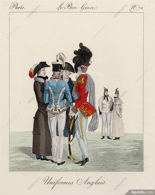 Le Bon Genre 1814-1931 19th Century English Costumes Military, Soldier