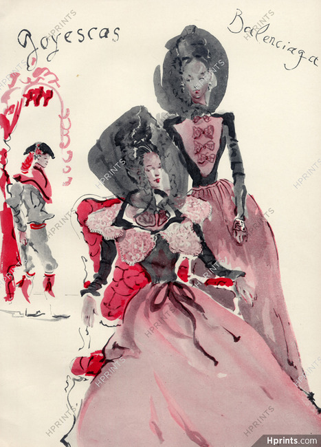 Balenciaga 1944 Ce soir on Joue... Goyescas, Christian Berard