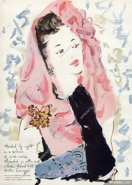 Hattie Carnegie (Couture) 1943 Marcel Vertes