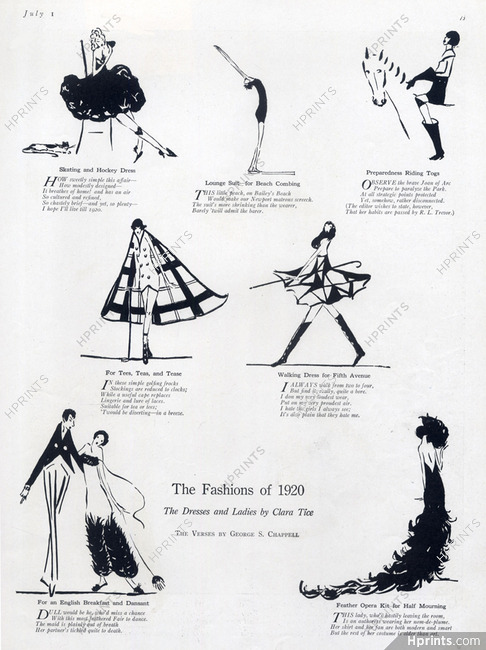 Clara Tice 1916 Fashion Illustration