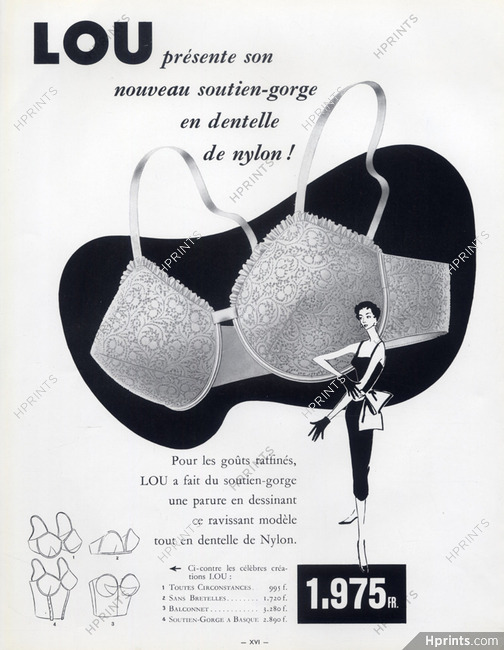 Lou (Lingerie) 1955 Bra