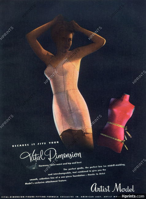 Vital Dimension 1947 Girdle, Artist Model