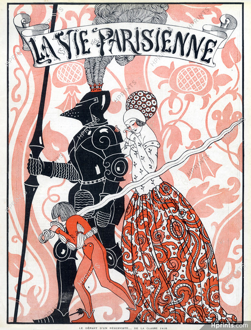 George Barbier 1913 Armour, Medieval Costumes