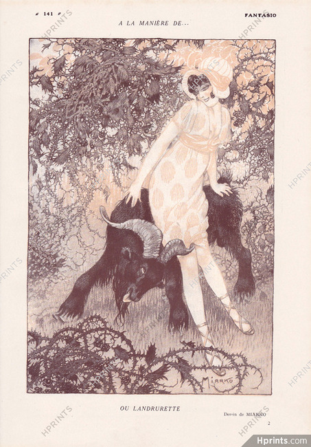 Miarko 1919 A la Manière de... ou Landrurette, Goat