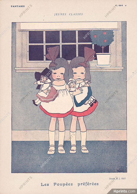 Les Poupées Préférées, 1917 - Jean Ray Girls, Alsacian Doll