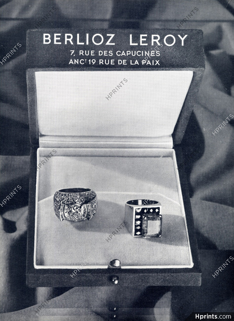 Berlioz Leroy (Jewels) 1942 Rings