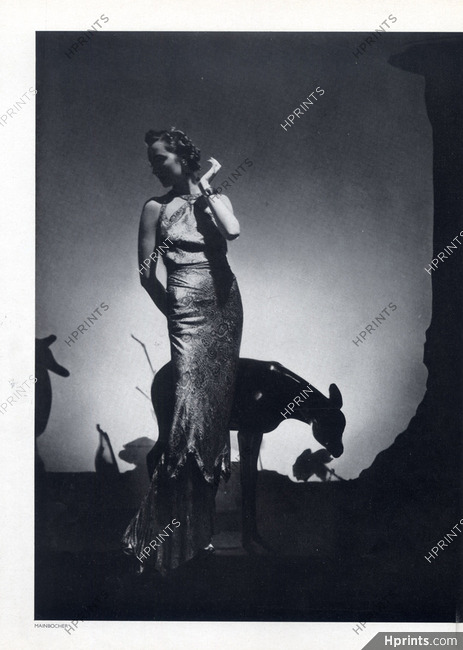 Mainbocher 1936 Evening Gown, Photo Horst