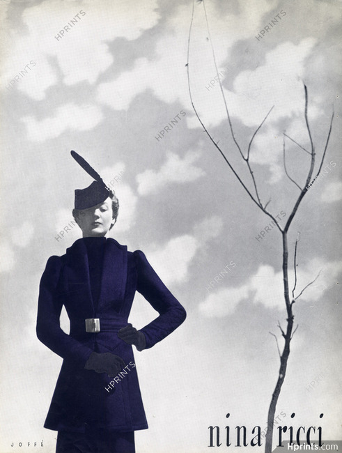 Nina Ricci 1936 Evening Gown, Fashion Photography Joffé