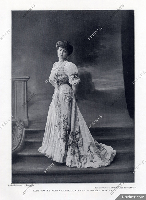 Drecoll 1905 Georgette Sandry, Fashion Photography, Boissonnas & Taponnier