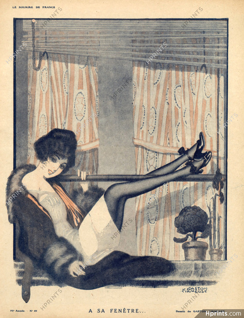 Gaston Cirmeuse 1918 In her Window