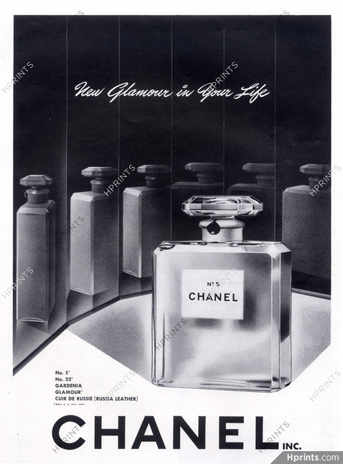 set chanel no 5 perfume vintage