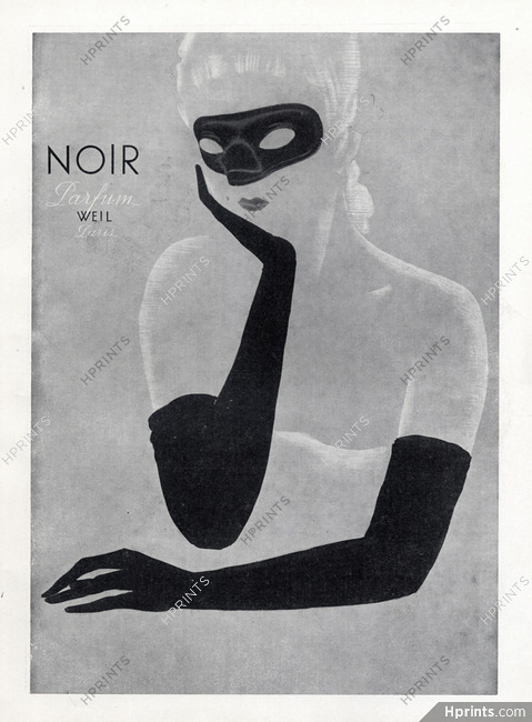 Weil (Perfumes) 1943 Noir, Masquerade Ball