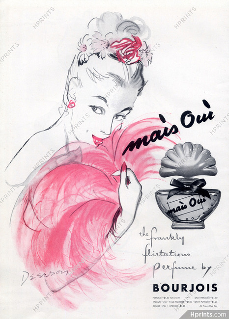 Bourjois (Perfumes) 1945 Mais Oui