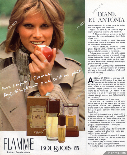 Bourjois (Perfumes) 1978 Flamme