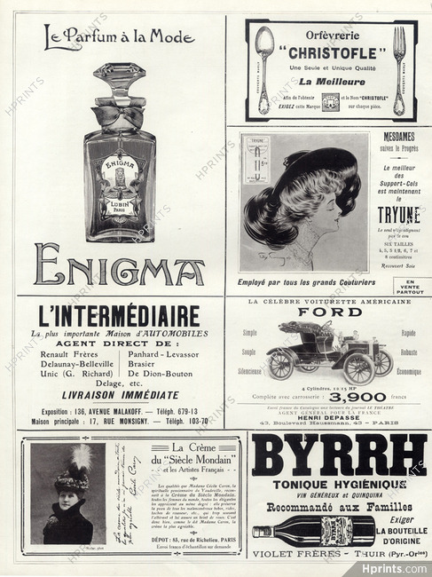 Lubin (Perfumes) 1908 Enigma