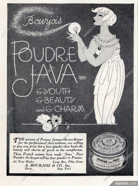 Bourjois (Cosmetics) 1919 Java Powder, 1 pages