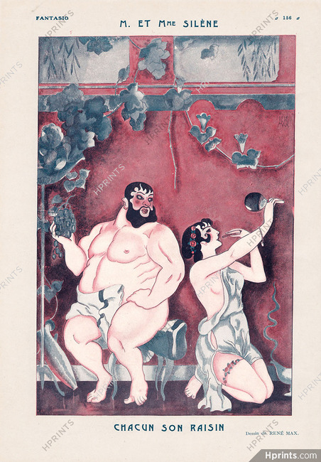 René Max 1922 M & Mrs Silène, Mythology