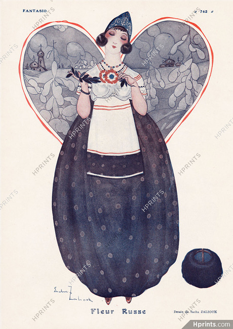 Sacha Zaliouk 1916 Matriochkas Russian Flower