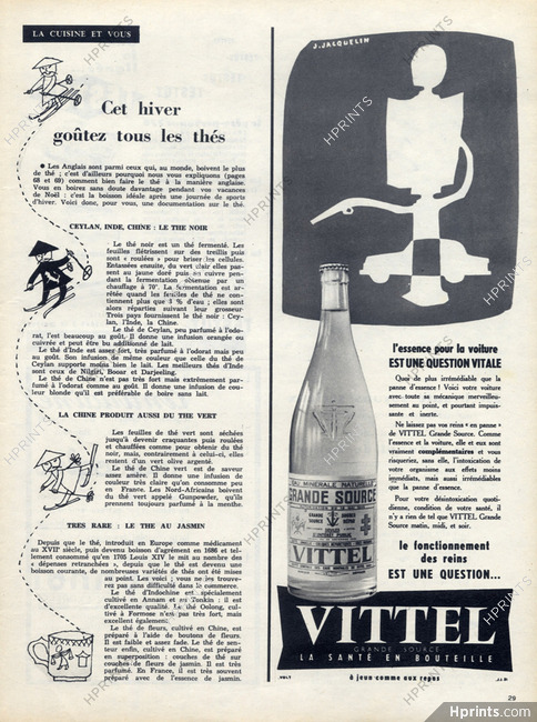 Vittel (Drinks) 1957 Jacquelin