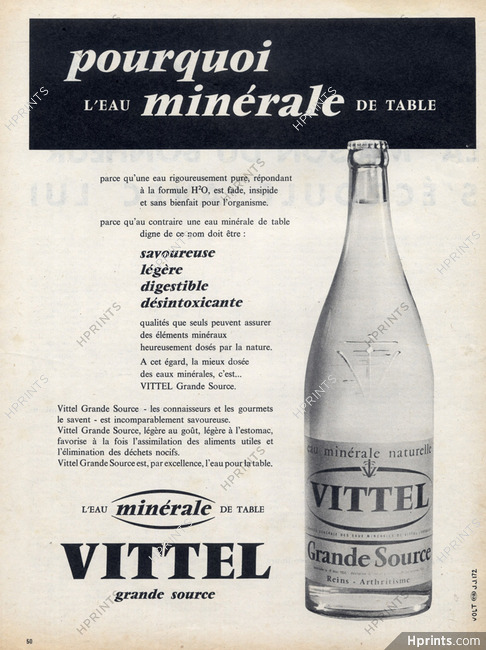 Vittel (Drinks) 1958