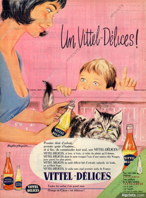 Vittel-Délices (Water) 1961 Hugues Ghiglia