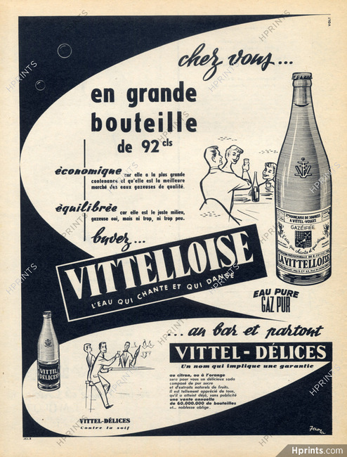 Vittelloise (Drinks) 1955 Vittel-Délices