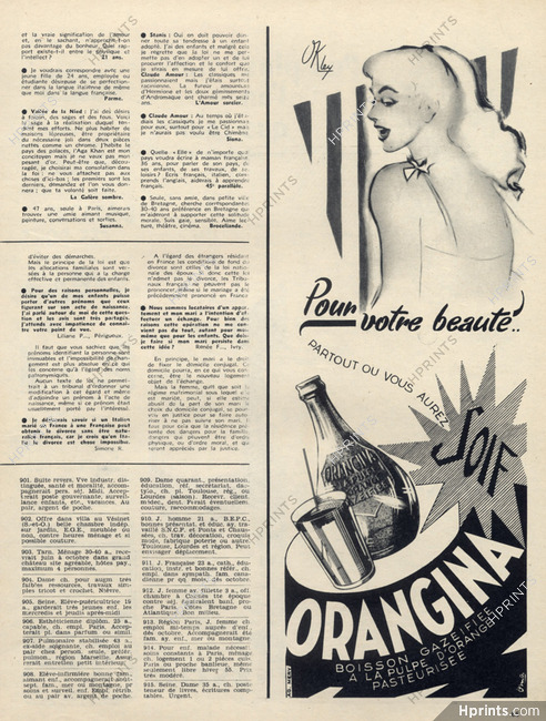 Orangina 1955 Okley
