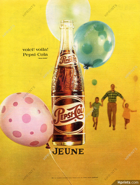 Pepsi-Cola (Drinks) 1962