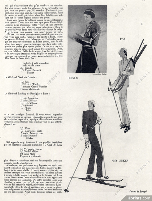 Hermès (Sportswear) 1930 Amy Linker, Leda, Skiing