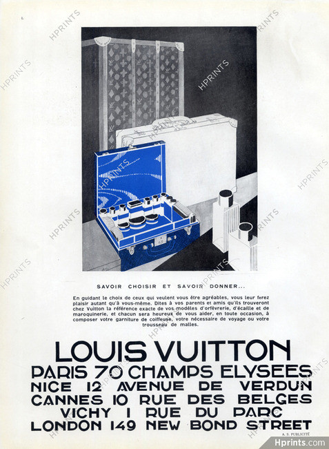 Louis Vuitton 1929 Toiletries Bag, Suitcase (blue)