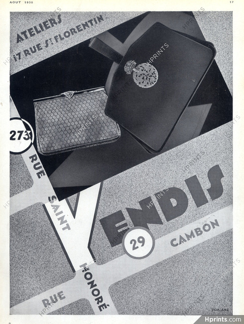 Yendis (Handbags) 1930 Art Deco Style