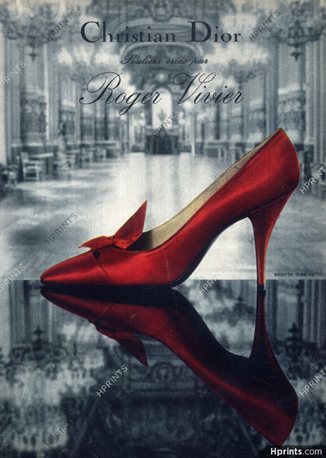 Perioperativ periode dynasti skotsk Christian Dior (Shoes) 1959 Roger Vivier — Advertisement