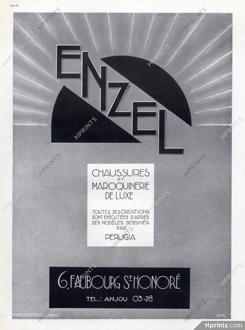 Enzel (Shoes) 1928 Perugia