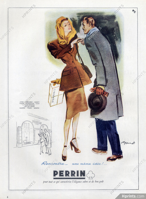 Perrin (Gloves) 1945 Brenot, Shop Window