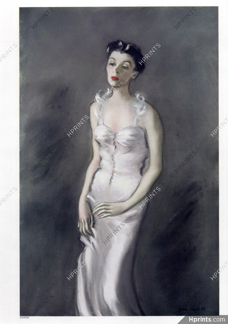 John Carroll 1940 Portrait, Mrs Frederick Alger