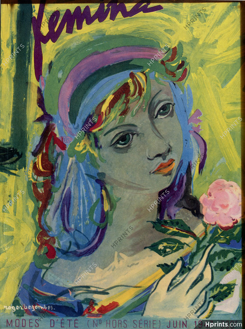 Roger Bezombes 1947 Fémina Cover, Portrait