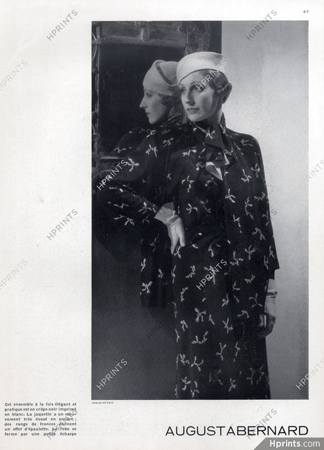 Augustabernard 1933 Fashion Photography