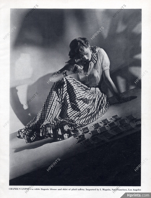 Chanel 1939 Gypsy Dress, Fashion Photography