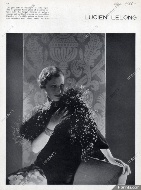 Lucien Lelong 1933 Fashion Photography