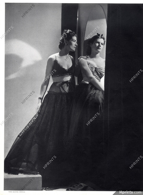 Lucien Lelong 1937 Evening Gown, Photo Horst
