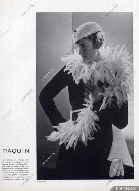 Paquin 1933 Fashion Photography